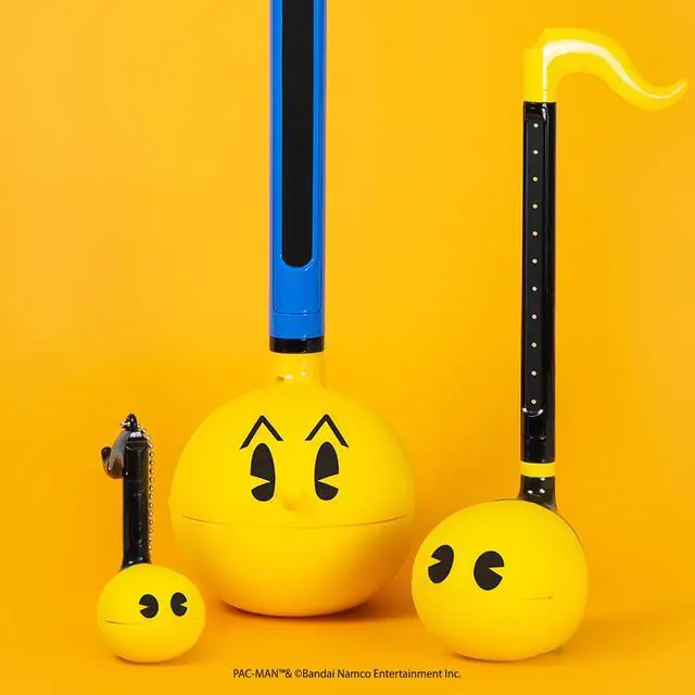 Alt view image 6 of 7 - Deluxe PAC-MAN Electronic Synthesizer Musical Instrument | Portable Digital Synthesizer from Japan by Maywa Denki with 3.5mm Aux Jack & Strap, Unique Gift for Teens & Adults