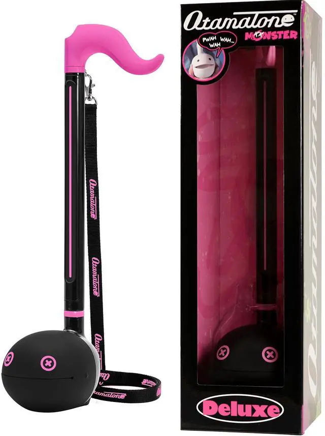 Main image of Deluxe Monster Series Synthesizer Musical Instrument - Pink | Portable Digital Synthesizer from Japan by Maywa Denki with 3.5mm Aux Jack & Strap, Unique Gift for Teens & Adults