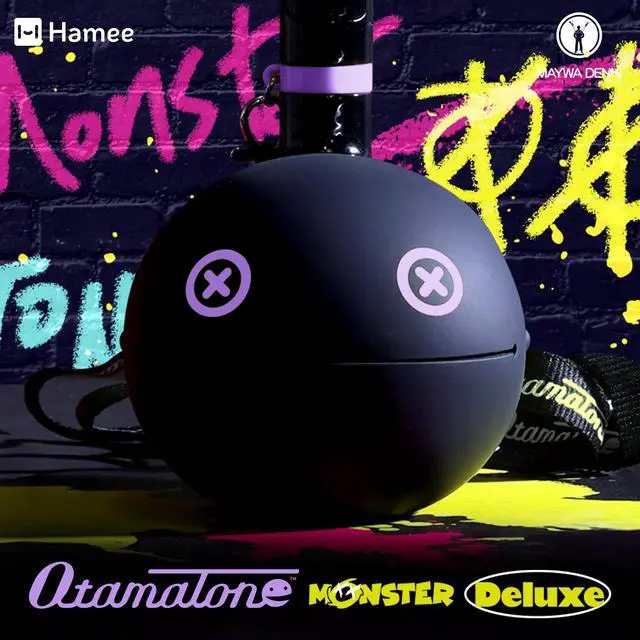 Alt view image 2 of 7 - Deluxe Monster Series Synthesizer Musical Instrument - Violet | Portable Digital Synthesizer from Japan by Maywa Denki with 3.5mm Aux Jack & Strap, Unique Gift for Teens & Adults