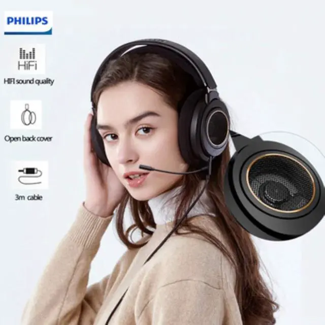 Alt view image 3 of 5 - Over The Ear Studio Headphones for Recording Open Back Gaming Headset with Microphone Studio Monitor Headphones for PC DJ Music Piano Guitar with Detachable Mic and Audio Jack SHP9600MB