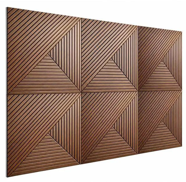 Main image of Large Felt Acoustic Wall Panels, Brown, 70.87'' x 47.24'', 6 Pack