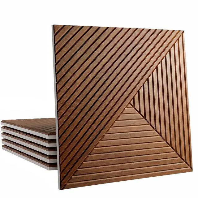 Alt view image 5 of 7 - Large Felt Acoustic Wall Panels, Brown, 70.87'' x 47.24'', 6 Pack