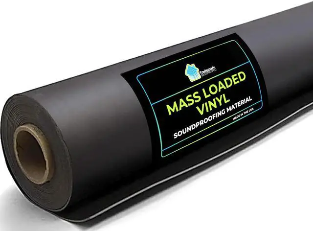 Main image of Mass Loaded Vinyl 1lb - MLV Soundproofing for Wall Sound Barrier - Sound Insulation - Made in USA - 4' x 25' Covers 100 sf - Made in USA