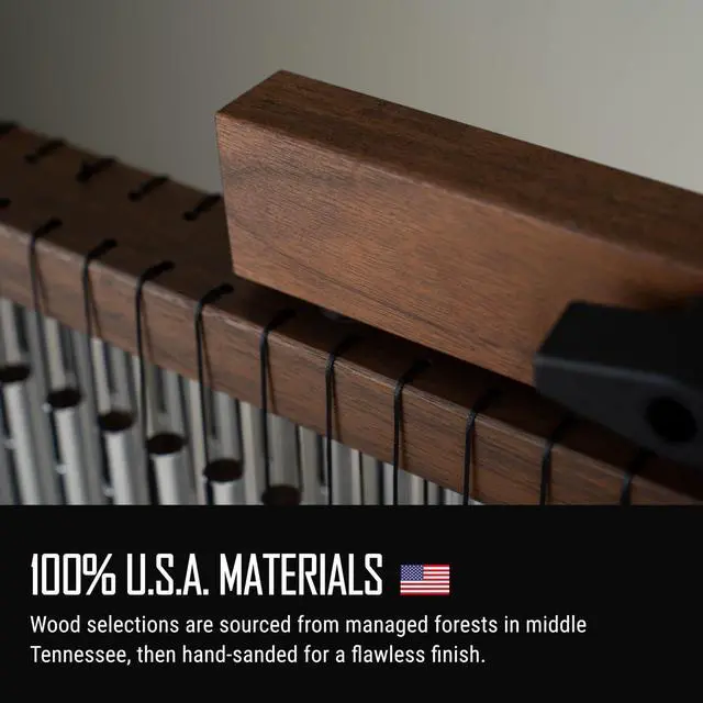 Alt view image 5 of 7 - Chimes TRE35db Made in USA Large Double Row Bar Chime (VIDEO)