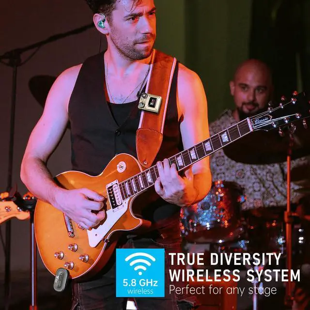 Alt view image 2 of 5 - U45 Wireless in Ear Monitor System Transmitter, 5.8ghz IEM System (Transmitter Only