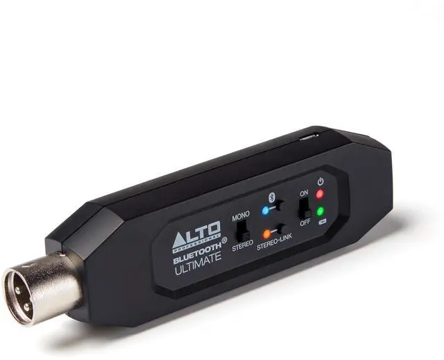 Main image of A Bluetooth Ultimate XLR Equipped Rechargeable Stereo Bluetooth Receiver for Mixing Desk/Audio Mixer Setups and Active PA Systems