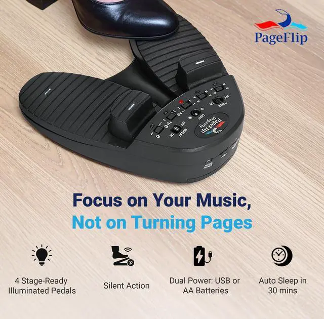 Alt view image 3 of 7 - Dragonfly Bluetooth/USB 4-Pedal Controller, PFDRAGONFLY01