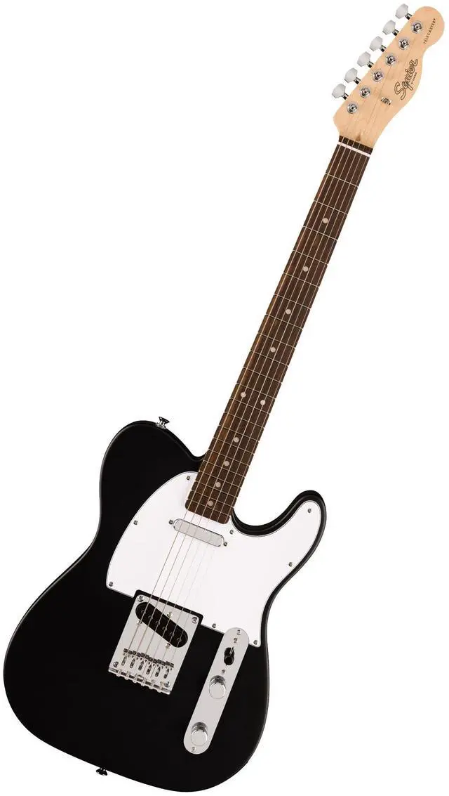 Main image of Squier Debut Beginner Telecaster Electric Guitar, Black,Satin Finish | Starter electric guitar, includes free lessons, Telecaster body, satin urethane finish, kids and adults