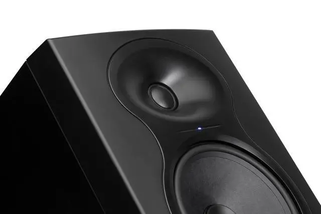 Alt view image 4 of 6 - LP-6 V2 6.5" Project Lone Pine Powered Studio Monitor - Low-Noise Bi-Amped Professional Studio Speaker for Music Production - 80W, 115dB Max SPL - TRS, RCA, XLR Inputs - Single, Black