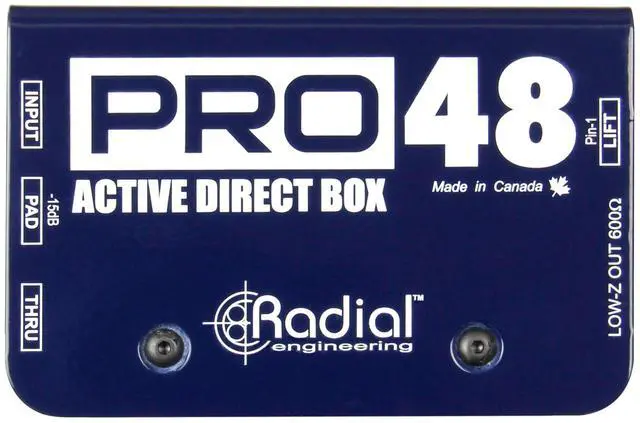 Alt view image 6 of 7 - Radial Pro48 Active 48-Volt Compact Direct Box