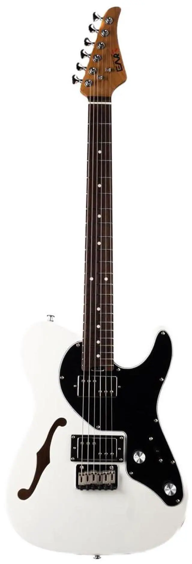 Main image of E-TT72 6 String Semi-Hollow-Body Electric Guitar Versatile Playability, Powerful Humbucker Pickups Fixed Bridge Guitars