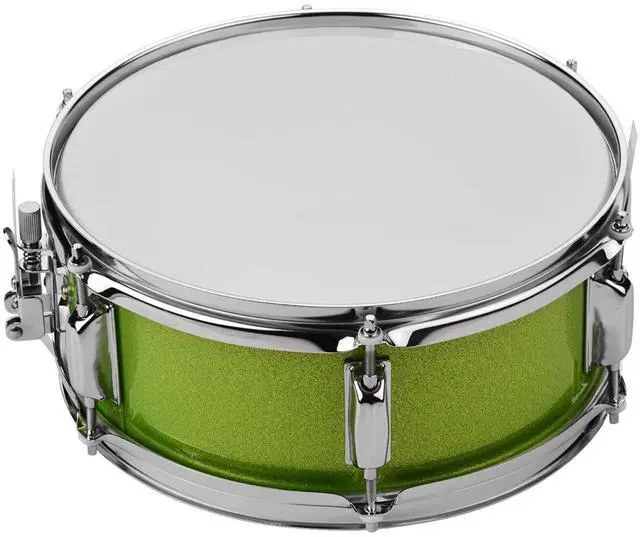 Alt view image 6 of 7 - 12inch Snare Drum, Marching Drum Set with Drumsticks Drum Key and Adjustable shoulder Straps, Snare Drum Head for Students Beginners (Green)