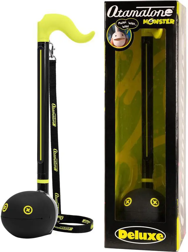 Main image of Deluxe Monster Series Synthesizer Musical Instrument - Lime Green | Portable Digital Synthesizer from Japan by Maywa Denki with 3.5mm Aux Jack & Strap, Unique Gift for Teens & Adults