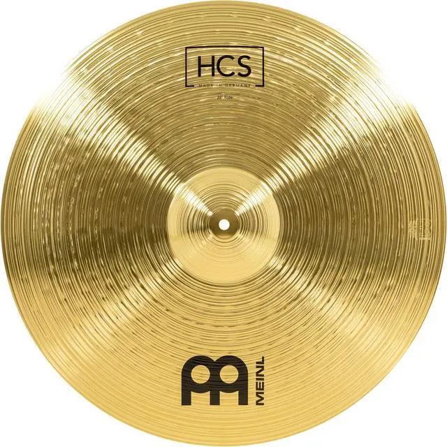 Main image of Ride Cymbal for Drums, 22" HCS MADE IN GERMANY | Durable Brass Alloy, Bright & Musical Sound, Beginner Friendly Made by the Same Team as Meinl's Pro Cymbals