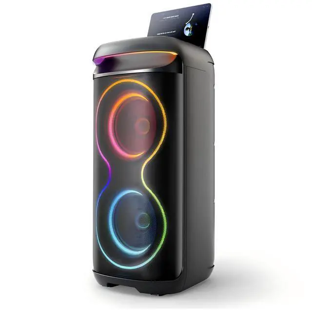 Main image of Karaoke Machine for Adults, 24" Big Portable Bluetooth Speaker for Adults with RGB Light PA System Treble & Bass 500W, Support TWS/USB/AUX/TF Card/REC, for Home Party Outdoors