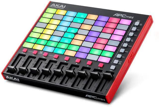 Main image of APC Mini MK2 - USB MIDI Pad Controller for Clip Launching with Ableton Live Lite, 64 RGB Pads, Drum and Note Mode and MIDI Mixer