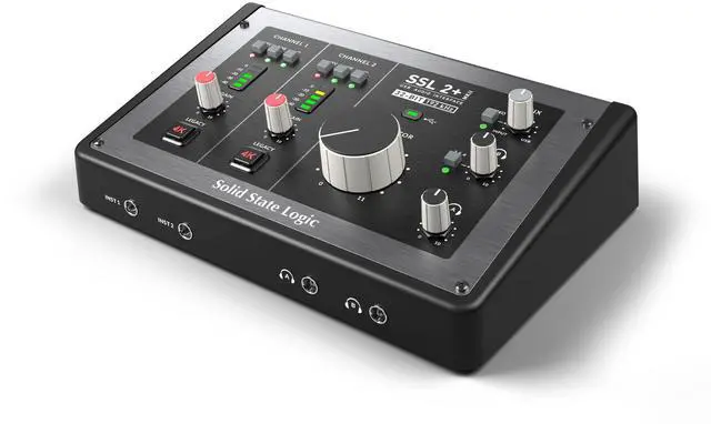 Alt view image 3 of 6 - Ssl 2 Plus Mkii USB C 2 in and 4 Out Audio Interface | 2 Ssl Mic Preamps, Dual Headphone Outs, 4 Balanced DC-Coupled Trs Outputs, 32-Bit/192khz