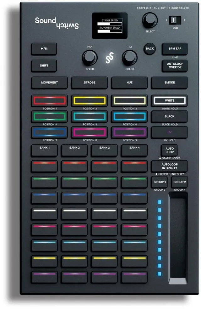Main image of Control One - Professional DMX DJ Lighting Controller with 3 Months Software Access and DMX Lights and Phillips Hue Support