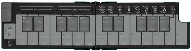 Alt view image 2 of 7 - nanoKEY Fold | Foldable MIDI Keyboard - Alpine Green