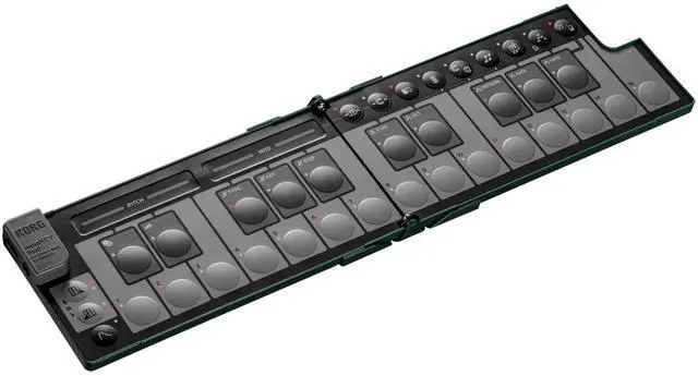 Main image of nanoKEY Fold | Foldable MIDI Keyboard - Alpine Green
