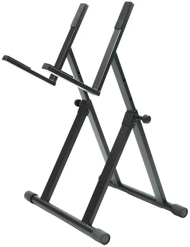 Main image of Heavy Duty Amp Stand for Guitar and Bass, Stable 64° A-Frame Support for Heavy Duty Amps, 150 lbs Capacity, Adjustable Height 2631", Black