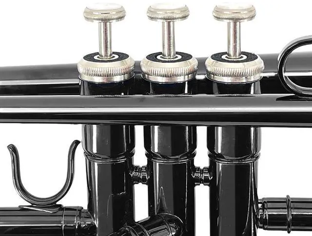 Alt view image 3 of 7 - Bb Standard Trumpet Set for Beginners or students with Carrying Hard Case, 7C Mouthpiece, Cleaning Cloth and Gloves