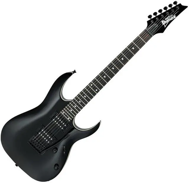 Main image of GRGA 6-String Solid-Body Electric Guitar, Right, Black Night, Full