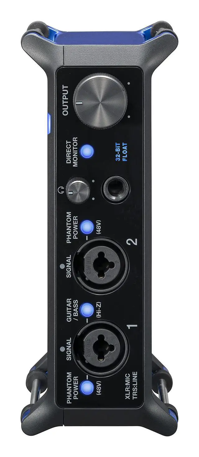 Alt view image 3 of 7 - UAC-232 32-Bit Float Audio Interface for Music & Streaming with 2 XLR/TRS Combo Inputs, Headphone Output, 192 kHz Sample Rate