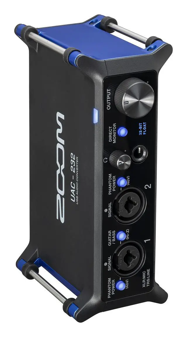 Alt view image 7 of 7 - UAC-232 32-Bit Float Audio Interface for Music & Streaming with 2 XLR/TRS Combo Inputs, Headphone Output, 192 kHz Sample Rate