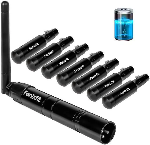 Main image of Wireless DMX512 Transmitter Receiver Rechargeable DMX Wireless 1 Transmitter & 7 Receivers Built-in Battery Long Transmission Range Wireless DMX Light Controller for LED Stage Disco Lighting
