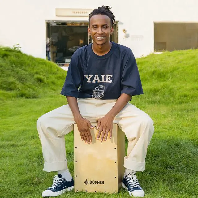 Alt view image 6 of 7 - Cajon Box Drum Full Size, Percussion Instrument Gifts for Adults Teens, Hand Crafted Birchwood Beat Box, Jam Cajon Drum Box, Portable with Adjustable Straps Travel Backpack
