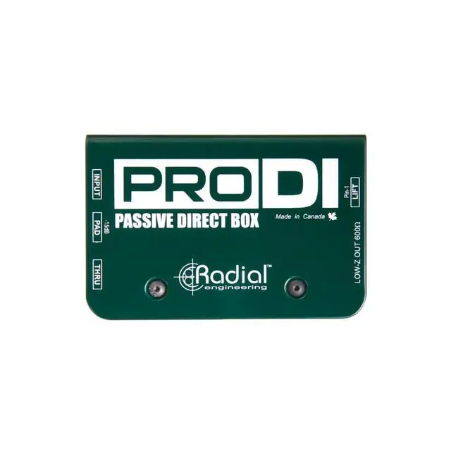 Alt view image 4 of 6 - Radial Engineering ProDI Passive Instrument Direct Box Bundle