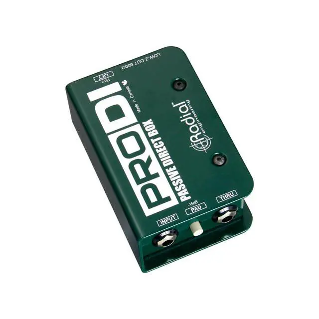 Alt view image 5 of 6 - Radial Engineering ProDI Passive Instrument Direct Box Bundle