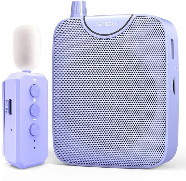 Main image of 35W Voice Amplifier for Teachers Bluetooth Wireless Lavalier Mic | Portable Microphone and Speaker, Power Voice Amplifier Personal Clip on Microphone System for Tour Guides Fitness Instructors