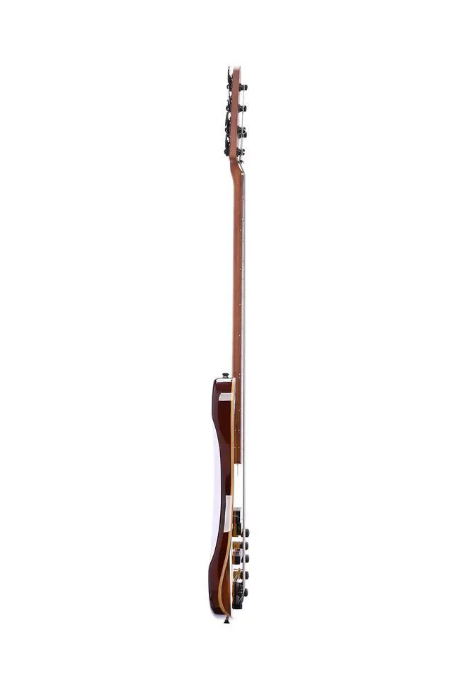 Alt view image 3 of 6 - IPJB-500A Solid Body with Flame Maple Electric Jazz Bass, Natural