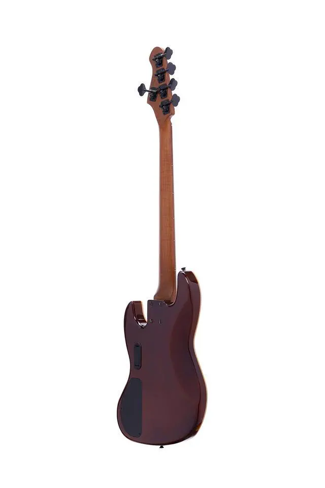 Alt view image 4 of 6 - IPJB-500A Solid Body with Flame Maple Electric Jazz Bass, Natural
