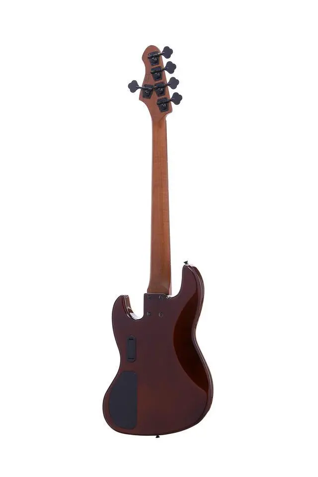 Alt view image 5 of 6 - IPJB-500A Solid Body with Flame Maple Electric Jazz Bass, Natural