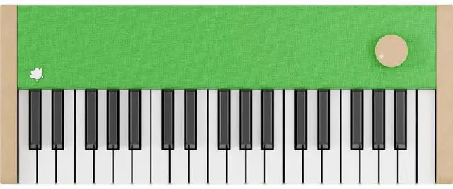 Main image of Digital Piano - Portable Keyboard for Beginners with Musician Grade Sound, MIDI Over USB-C Rechargeable Musical Educational Instrument (x Duolingo piano)