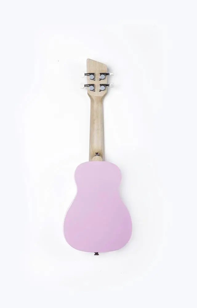 Alt view image 3 of 7 - Wood Soprano Ukulele for Kids & Beginners, App & Lessons, All Ages (Pink)