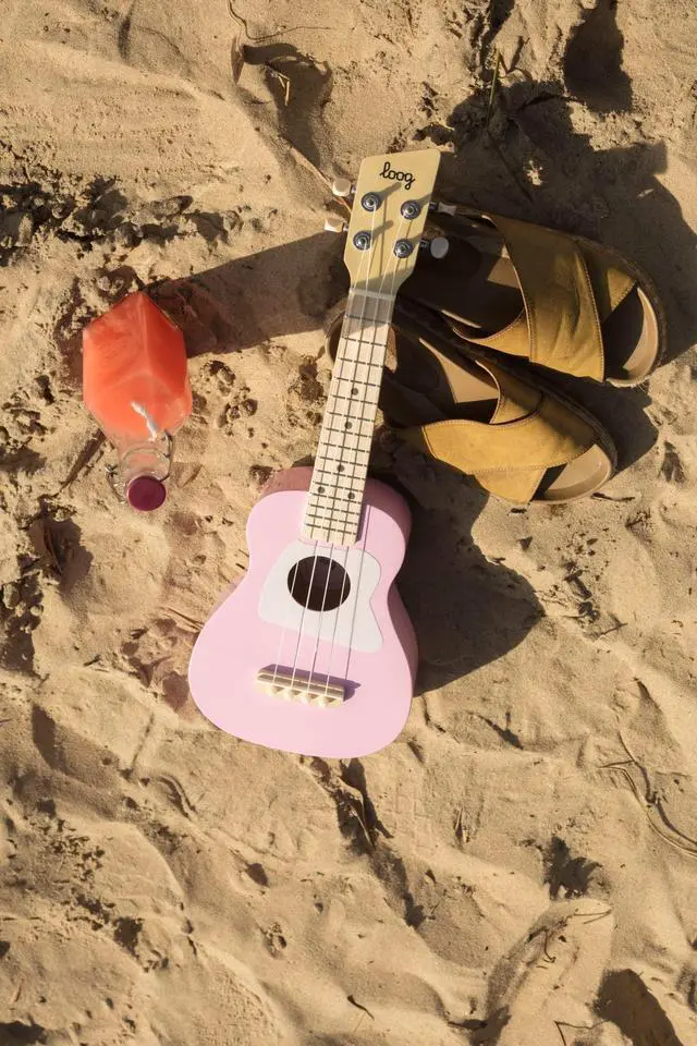 Alt view image 6 of 7 - Wood Soprano Ukulele for Kids & Beginners, App & Lessons, All Ages (Pink)