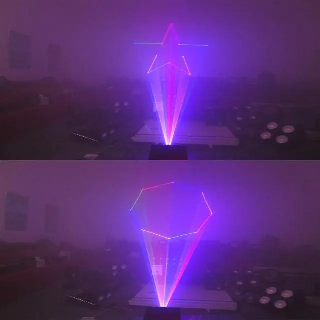 Alt view image 3 of 7 - 1W RGB Full Color Animation Beam Stage Light DJ Disco Effect Lights | for Party Wedding Event Lighting Show