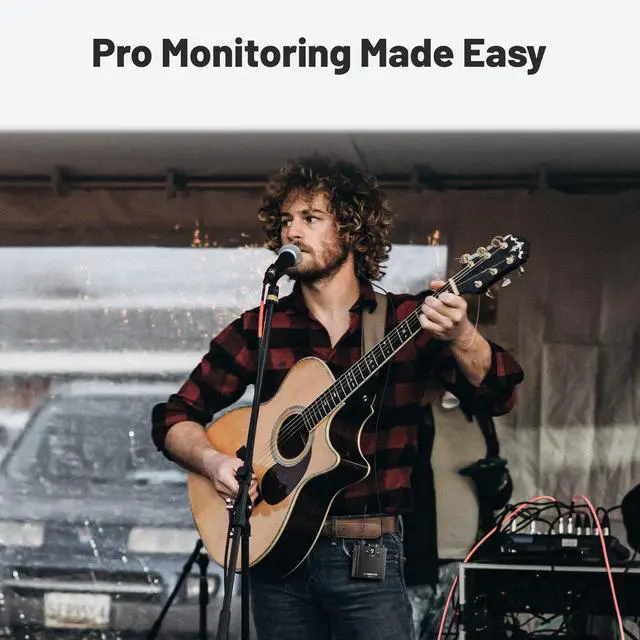 Alt view image 3 of 4 - Portable in-Ear Monitor Beltpack Receiver PMR-P-900 | 16 UHF Frequencies, Rechargeable Battery, PDP-M Wireless IEM Compatible