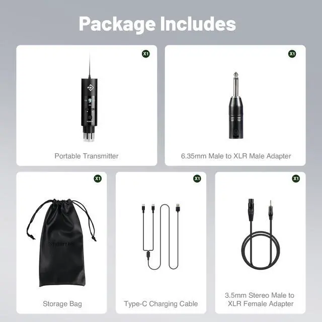 Alt view image 4 of 4 - Portable in-Ear Monitor Transmitter PMT-P-900 | 24-bit/48kHz Digital Circuit, 16 UHF Channels, Rechargeable Battery, PDP-M Compatible, Stage Monitoring, Live Performance