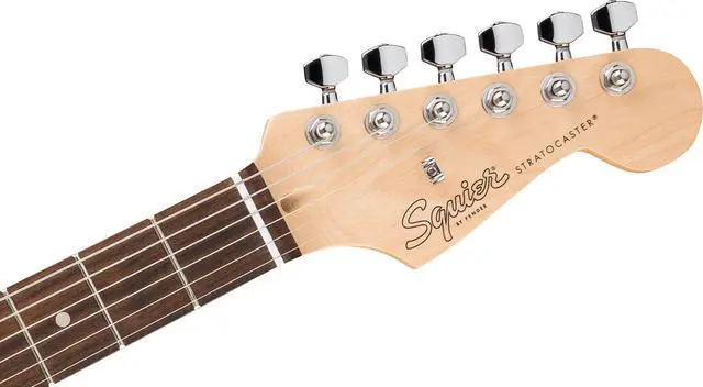 Alt view image 5 of 6 - Squier Debut Stratocaster HT HSS Beginner Electric Guitar, Sunburst | Starter electric guitar, free lessons included, HSS pickups, satin finish, ideal for kids and adults