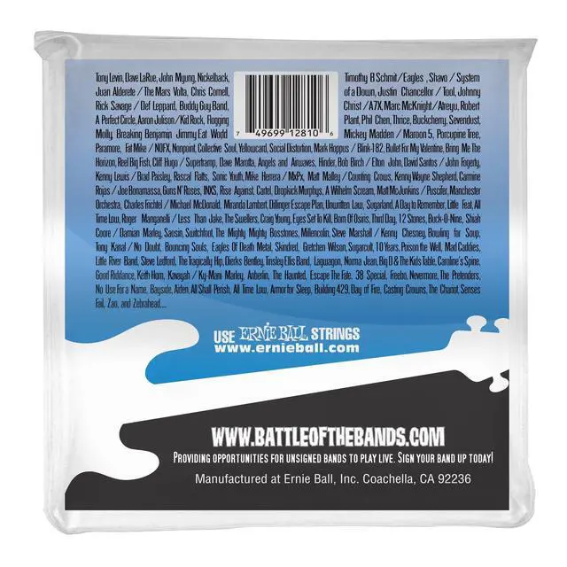 Alt view image 2 of 3 - 5-String Flatwound Bass Guitar Strings, 45-130 Gauge (P02810)