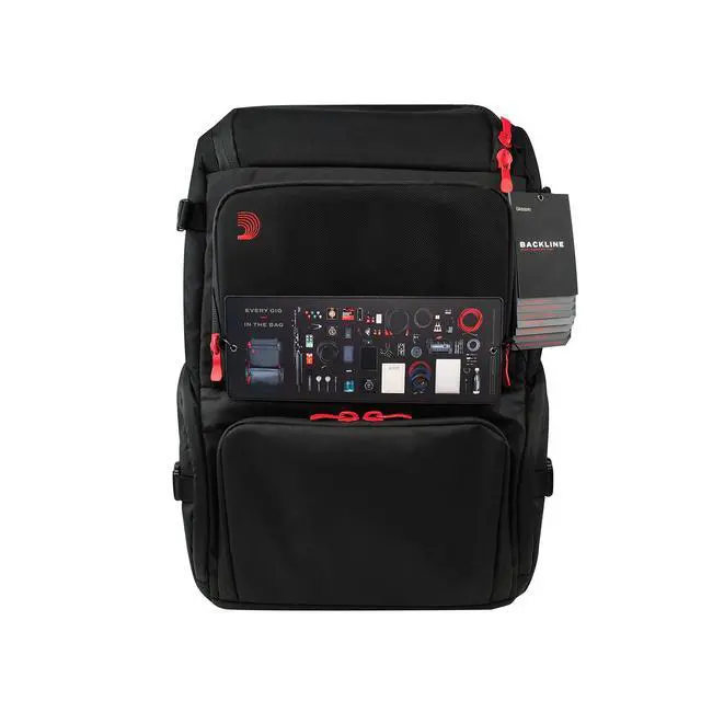 Alt view image 6 of 7 - Backline Gear Transport Backpack - Gear Bag for Musicians - Gig Bags - Mic Stand Gig Bag - DJ Bags for Cables - DJ Gear