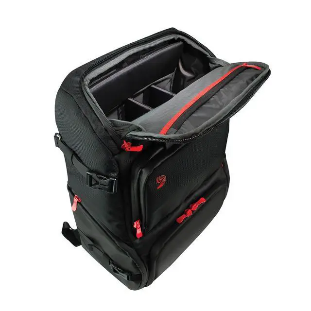 Alt view image 7 of 7 - Backline Gear Transport Backpack - Gear Bag for Musicians - Gig Bags - Mic Stand Gig Bag - DJ Bags for Cables - DJ Gear