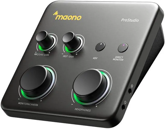 Main image of P1 Hybrid USB Audio Interface 70dB Gain for PC Phone iPad Guitar | Auto-Gain, Loopback, Mute, ASIO, Routing Software Features, for Podcast, Streaming, Mobile Music Recording, Content Creation