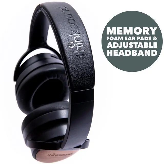 Alt view image 4 of 7 - ov202w Over Ear Noise Cancelling Headphones, 100+ Hours of Listening ANC Hybrid Active Noise Canceling Battery Best HiFi Headset for Studio Monitor, Beats, Musicians, Gym, Guitar, Bass