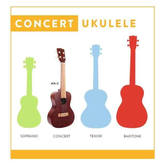 Alt view image 7 of 7 - MK-C Ma Concert Ukulele